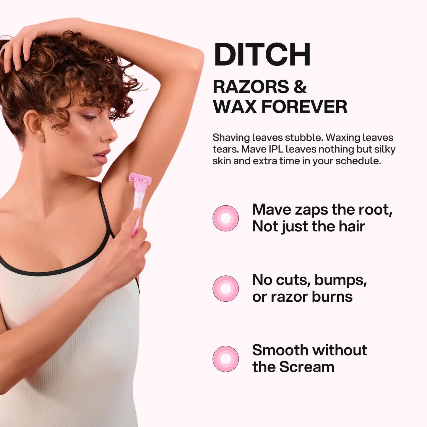 Mave IPL Hair Removal Handset