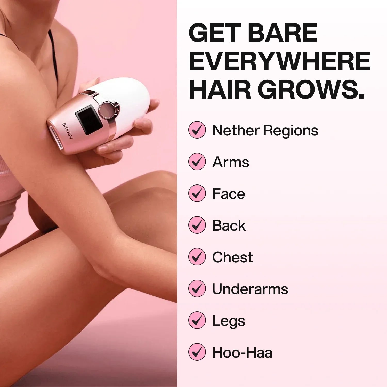 Mave IPL Hair Removal Handset