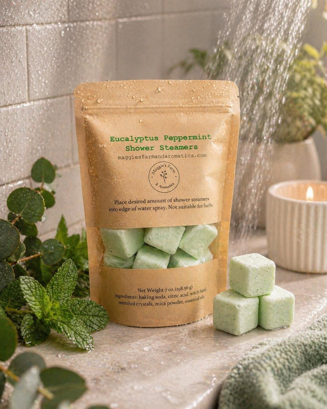 Shower Steamers Aromatherapy Essential Oil Spa Steamers Self Care Shower Bombs